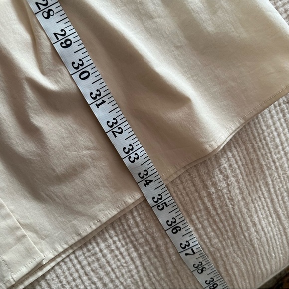 Theory Nude Tan Dolman Poplin Button Down Shirt Dress NEW - Picture 8 of 9